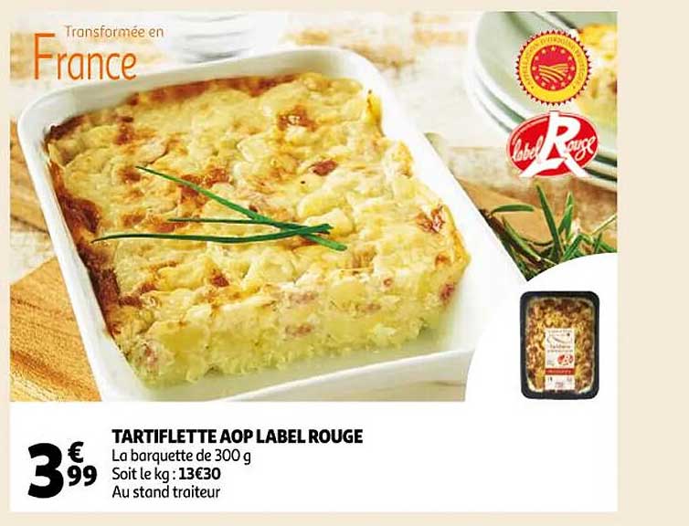 Tartiflette Aop Label Rouge