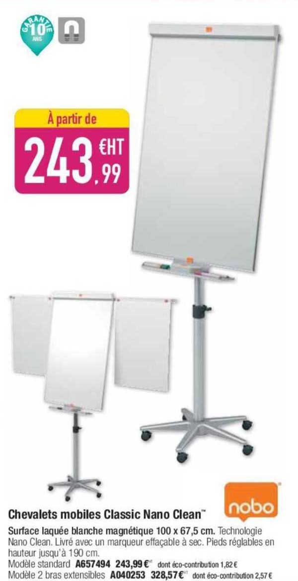 chevalets mobiles classic nano clean