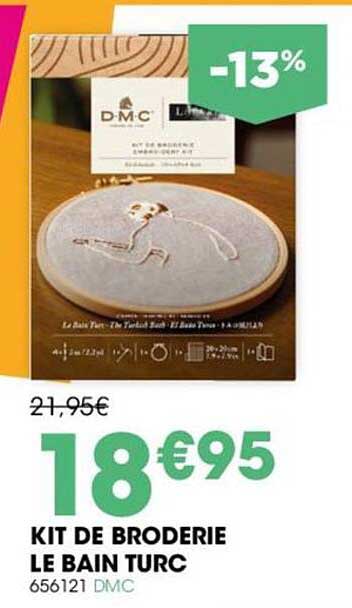 kit de broderie le bain turc