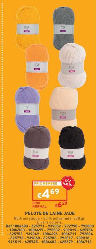 pelote de laine jade