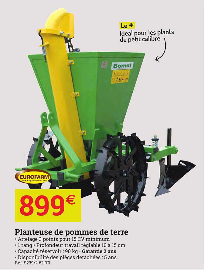 planteuse de pommes de terre eurofarm