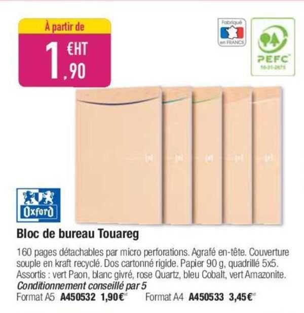 bloc de bureau touareg oxford