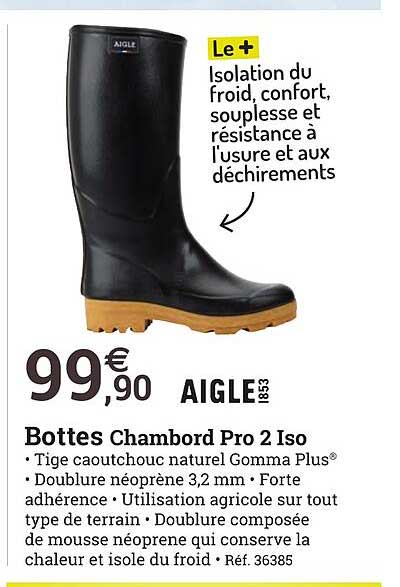 bottes chambord pro 2 iso aigle