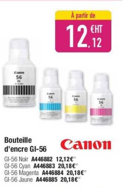 bouteille d'encre gi-56 canon