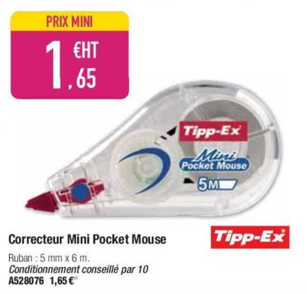 correcteur mini pocket mouse tipp-ex