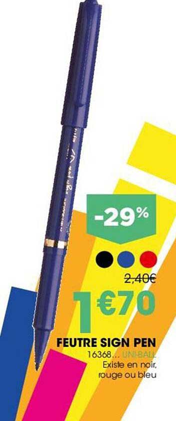 feutre sign pen