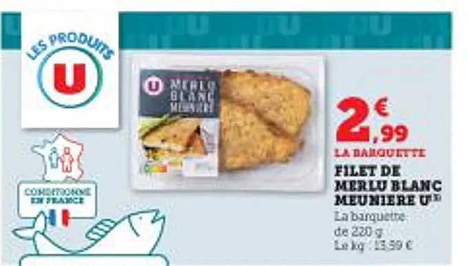 Filet De Merlu Blanc Meunière U