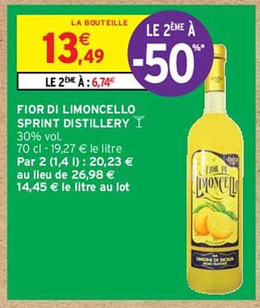 fior di limoncello sprint distillery