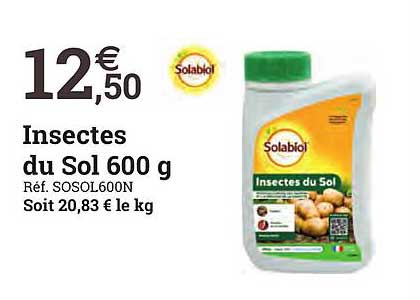Insectes Du Sol 600 G Solabiol