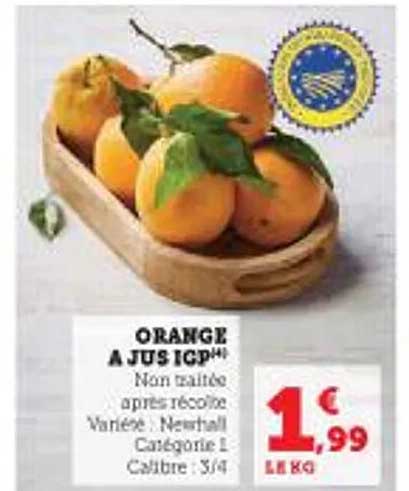Orange à Jus Igp