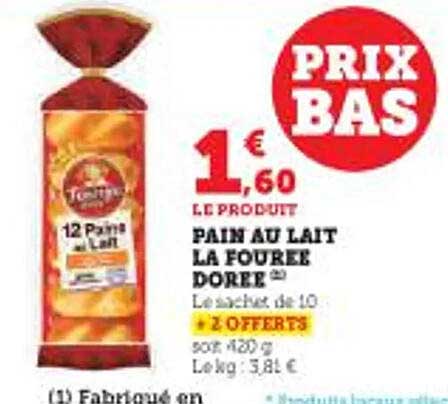 pain au lait la fourée dorée