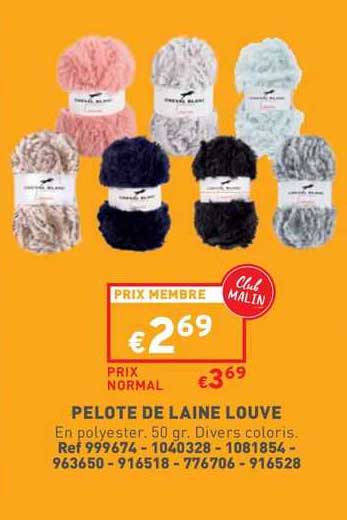 pelote de laine louve