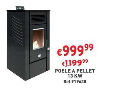 poêle à pellet 13 kw