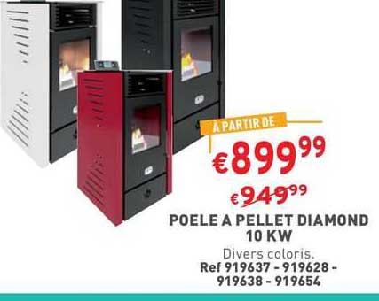 poêle à pellet diamond 10 kw