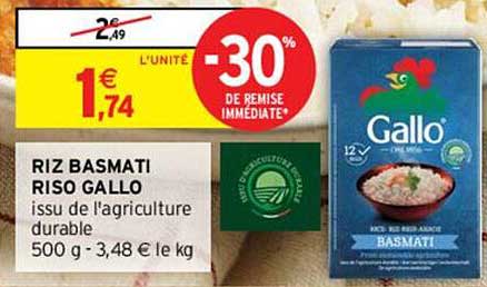 riz basmati riso gallo
