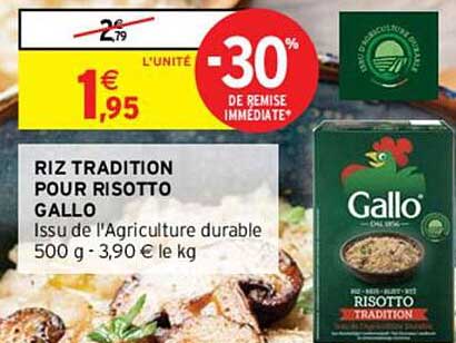 Riz Tradition Pour Risotto Gallo