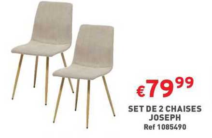 Set De 2 Chaises Joseph