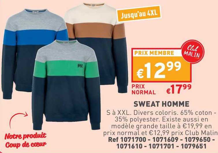 Sweat Homme