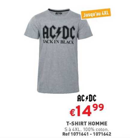 t-shirt homme ac&dc