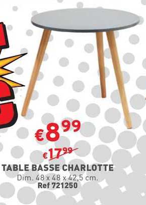 table basse charlotte