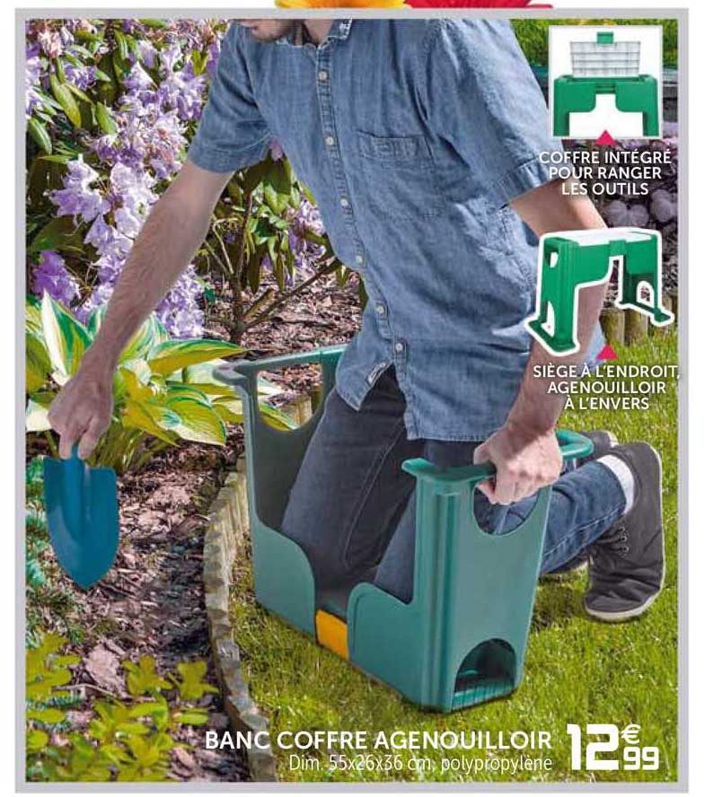 banc coffre agenouilloir