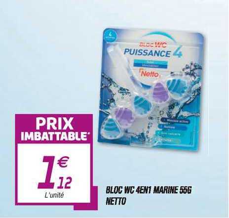 Bloc Wc 4 En 1 Marine 55g Netto
