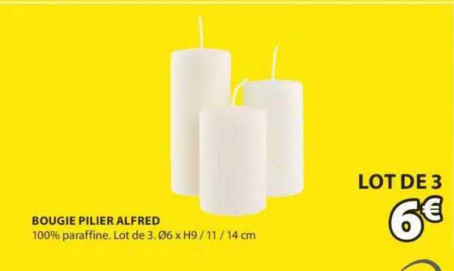 bougie pilier alfred
