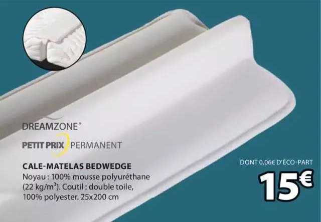 cale matelas bedwedge dreamzone