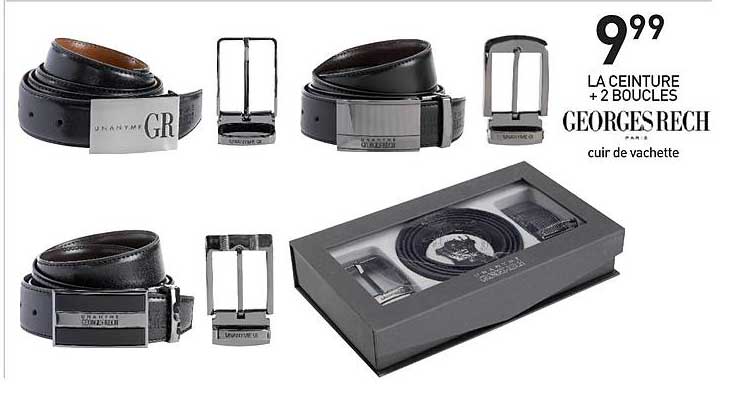 ceinture + 2 boucles georges rech
