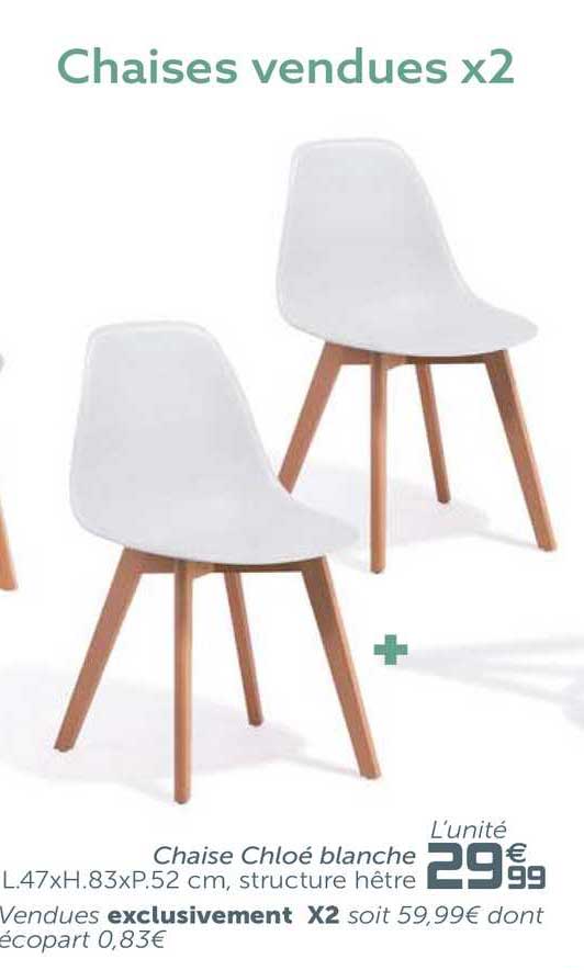 Chaise Chloé Blanche