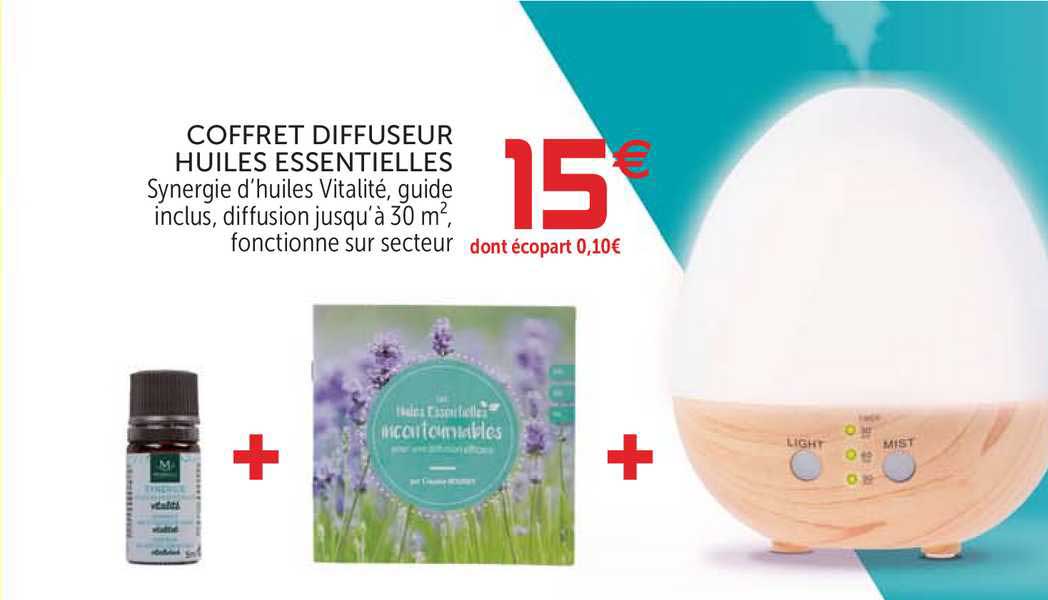 coffret diffuseur huiles essentielles