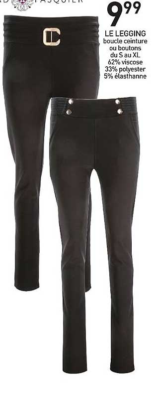 legging boucle ceinture ou boutons