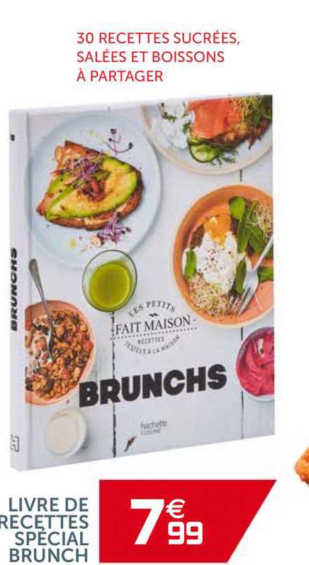 livre de recettes spécial brunch