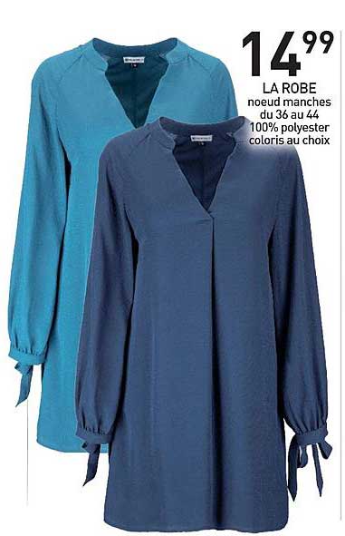 Robe Nœud Manches