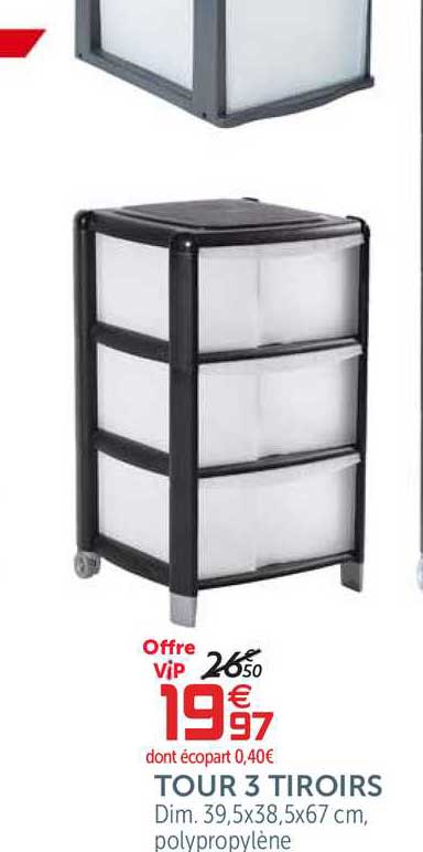 Tour 3 Tiroirs