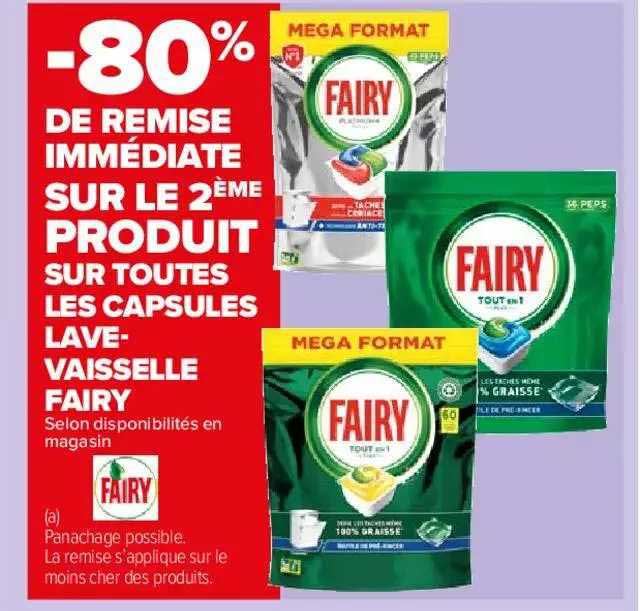 capsules lave-vaisselle fairy