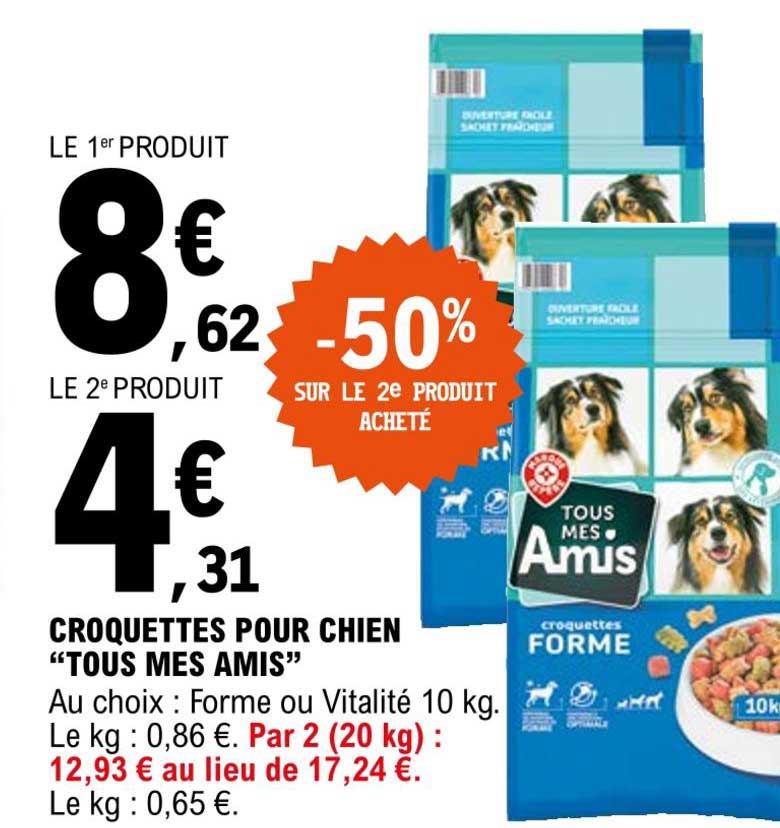 croquettes pour chien "tous mes amis"