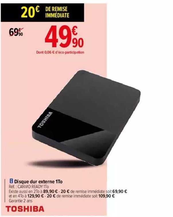 disque dur externe 1To