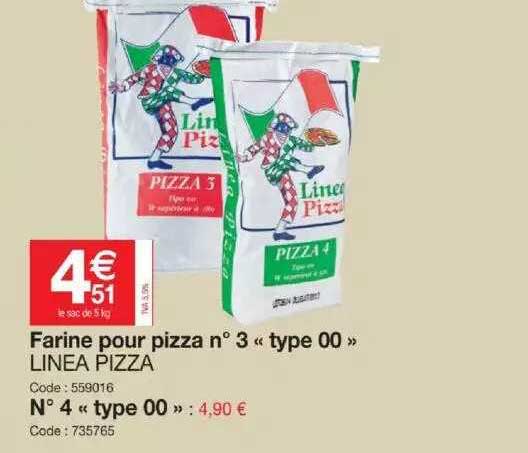 Farine Pour Pizza N°3 "type 00" Linea Pizza