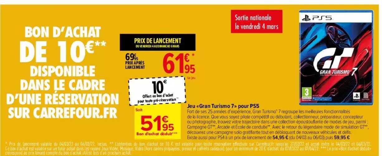 jeu «gran turismo 7» pour ps5