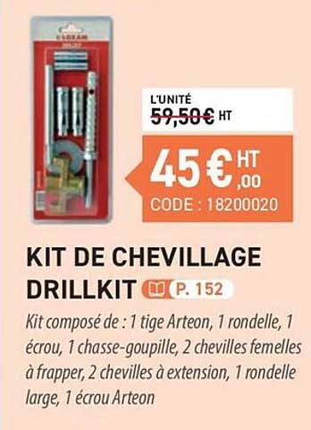 kit de chevillage drillkit