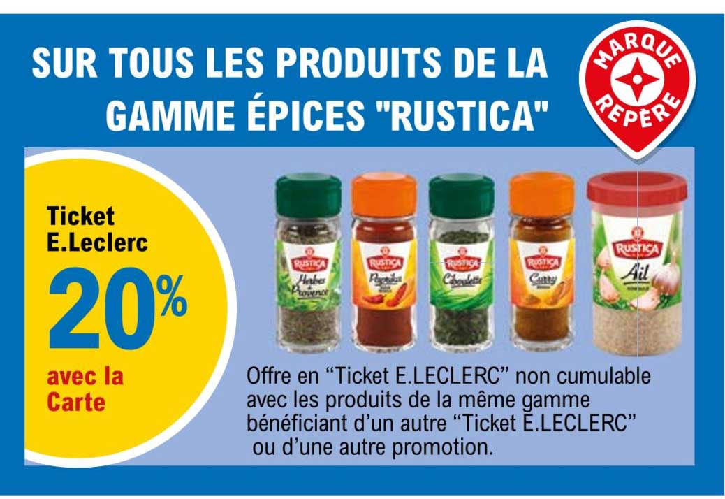 La Gamme épices "rustica"