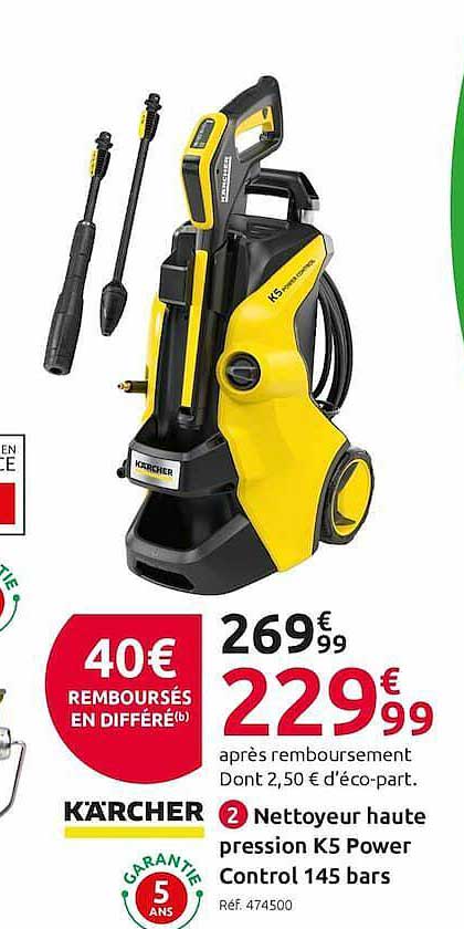 nettoyeur haute pression k5 power control 145 bars kärcher