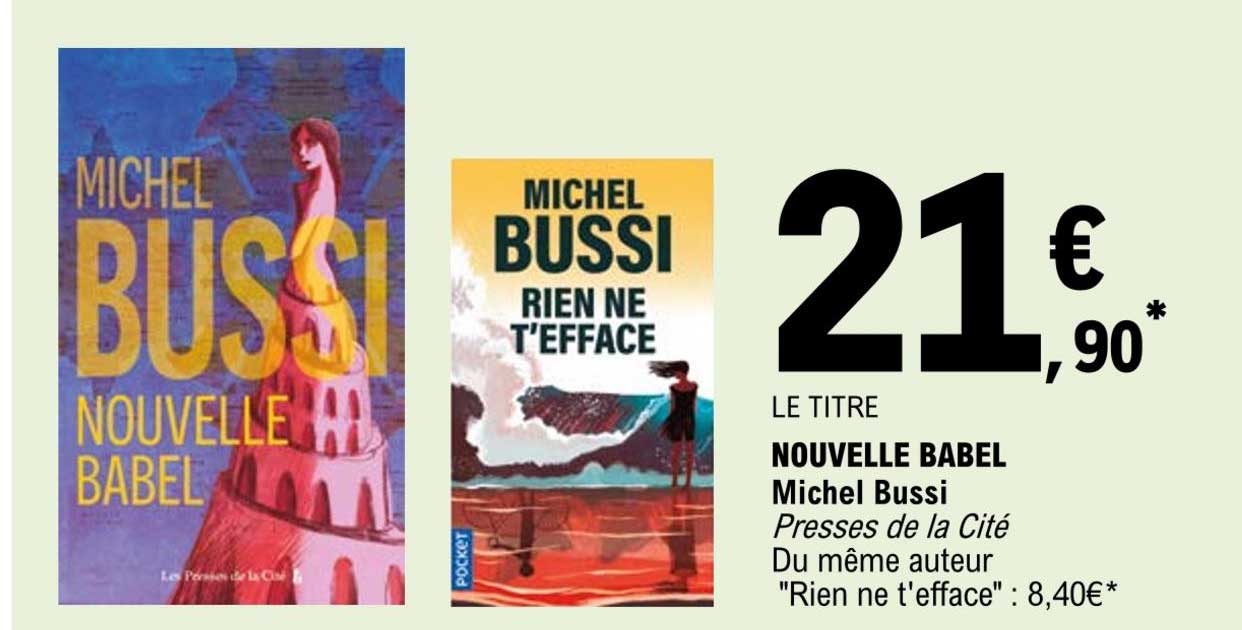 nouvelle babel michel bussi