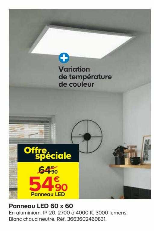 Panneau Led 60 X 60