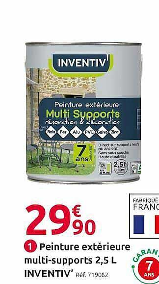 Peinture Extérieure Multi-supports 2,5 L Inventiv'
