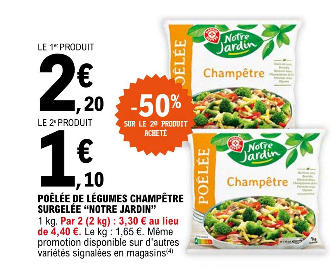 poêlée de légumes champêtre surgelée "notre jardin"