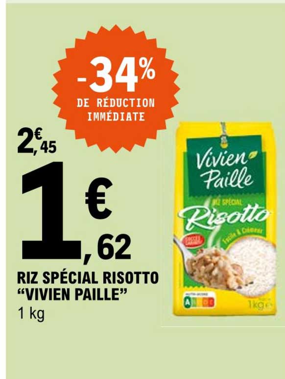 riz spécial risotto "vivien paille"