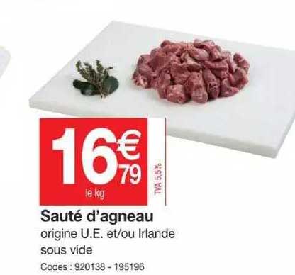 sauté d'agneau