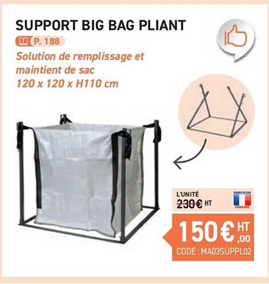 support big bag pliant